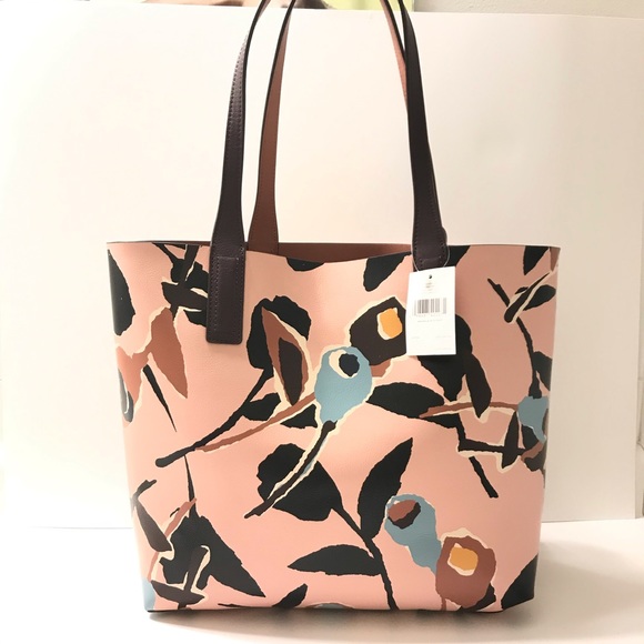 Kate Spade Mya Arch Paper Rose Reversible Tote - Picture 4 of 8